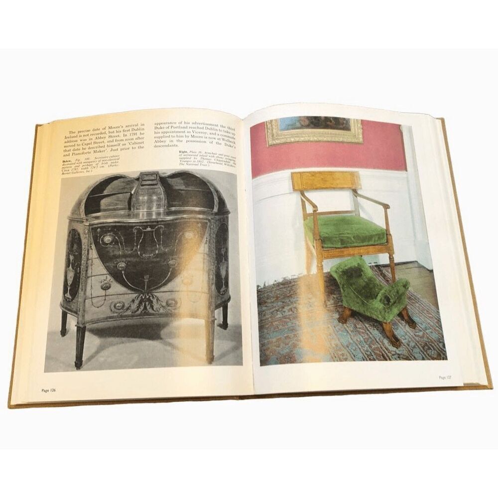 Vintage 1971 Hardcover English Furniture 1760-1900 Illustrated Guide by Geoffrey